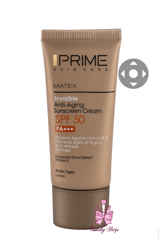 کرم ضد آفتاب بی رنگ پرایم مدل Rejuvenating با SPF50 حجم 40 میلی لیتر