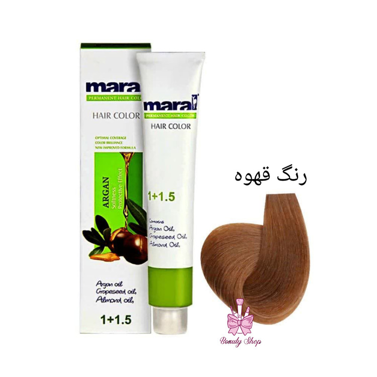 رنگ مو قهوه مارال