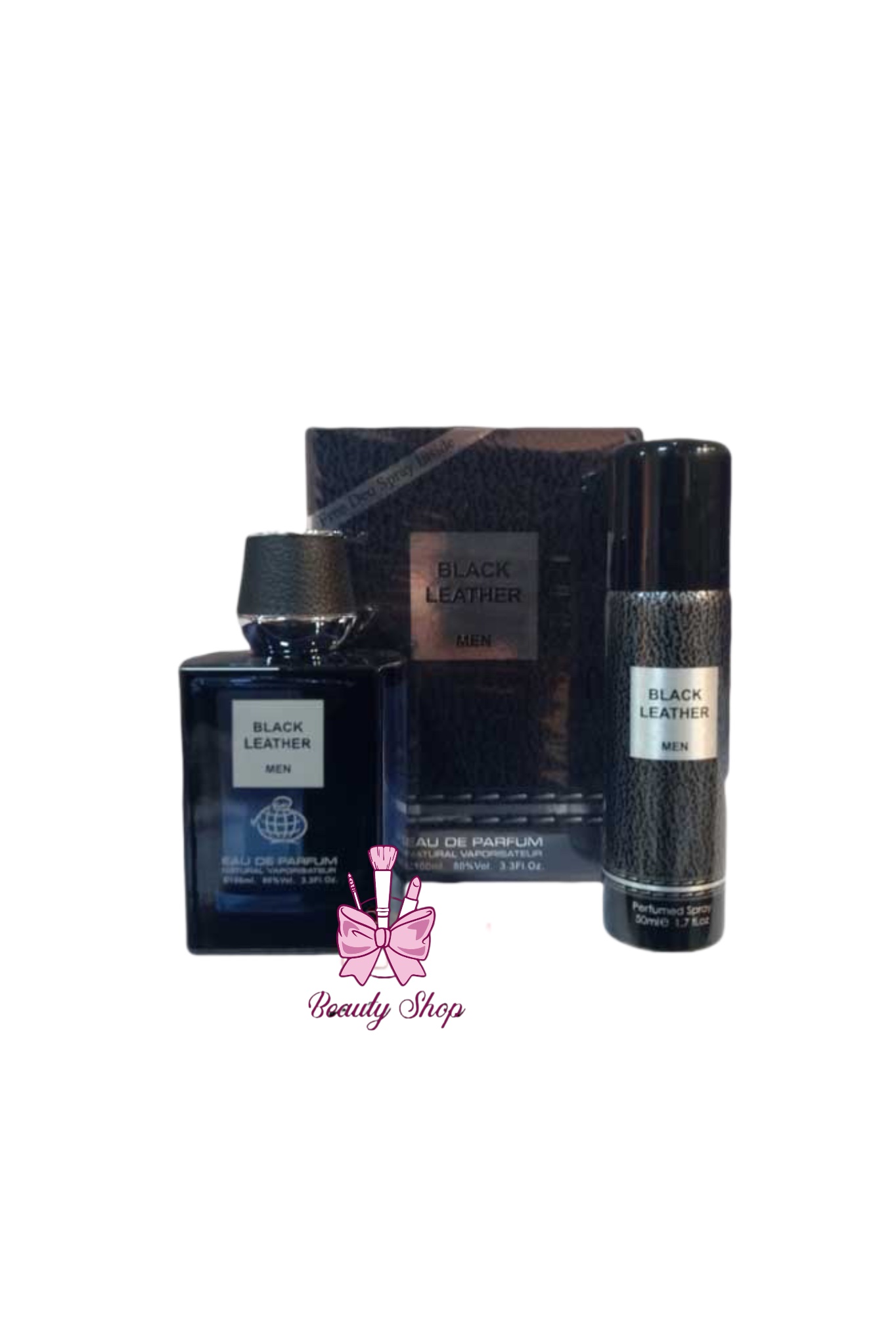 عطر مردانه فراگرنس ورد با اسپری Black Leather حجم ۱۰۰ میل “کرید اونتوس”