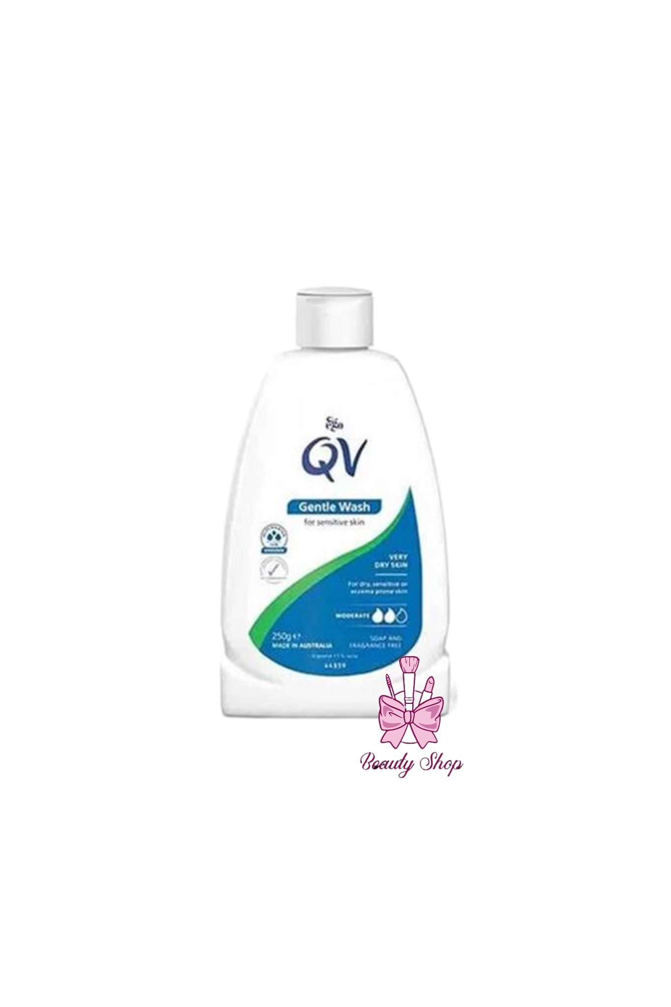شوینده کیووی (QV) ملایم برای پوست‌های حساس و خشک 250 میلی‌لیتر