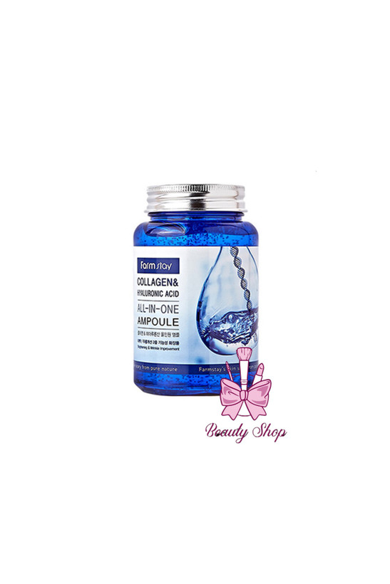 ژل آبرسان مدل هیالورونیک اسید و کلاژن فارم استی 250ml