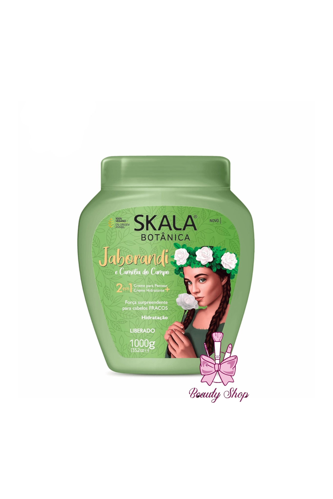 کرم حالت دهنده و ضد ریزش مو 2 در 1 موهای فر اسکالا Skala Botanica Jaborandi 2 in 1 Moisturizing and Nourishing Hair Cream 1000g