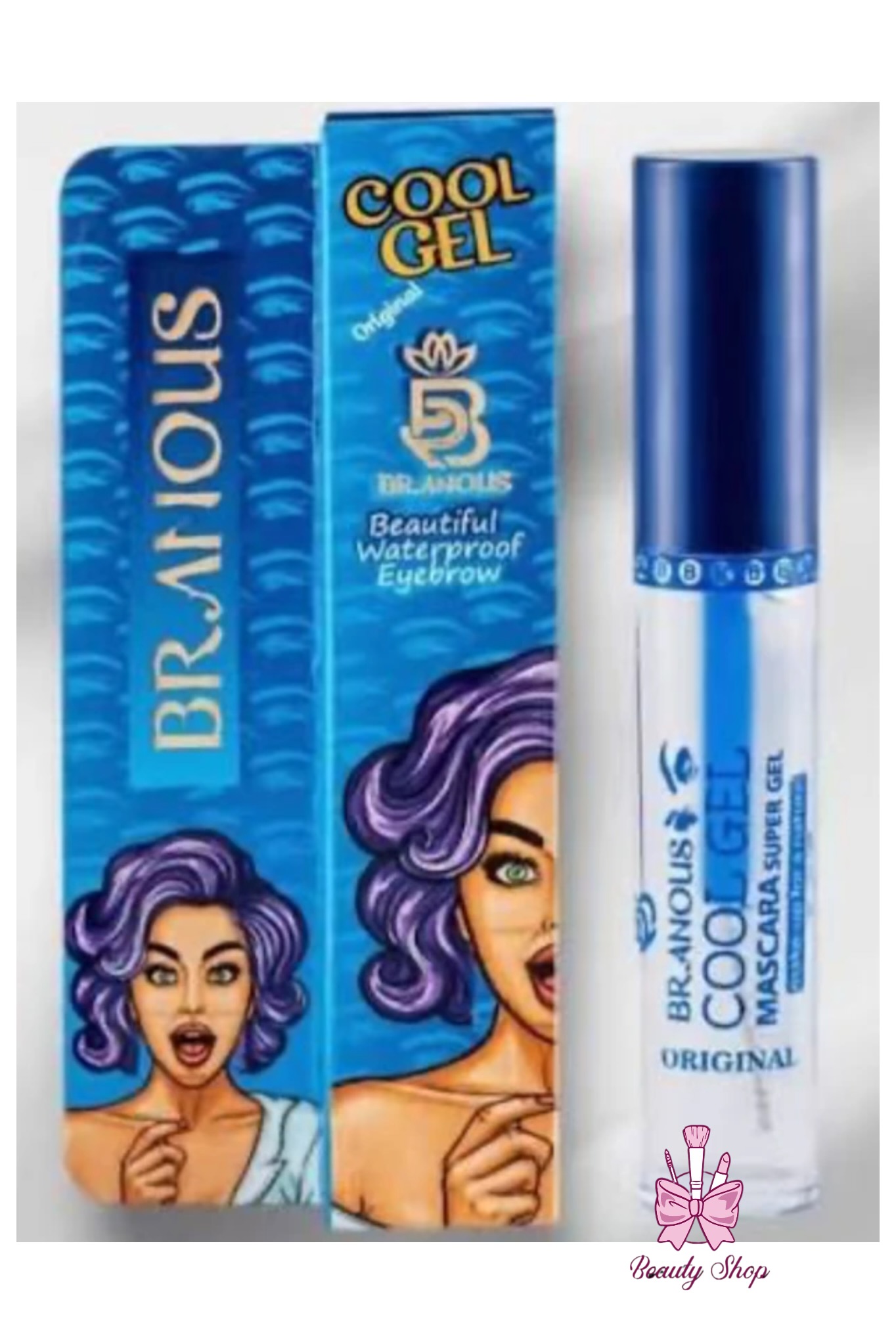 ژل ابرو برانوس مدل Cool Gel