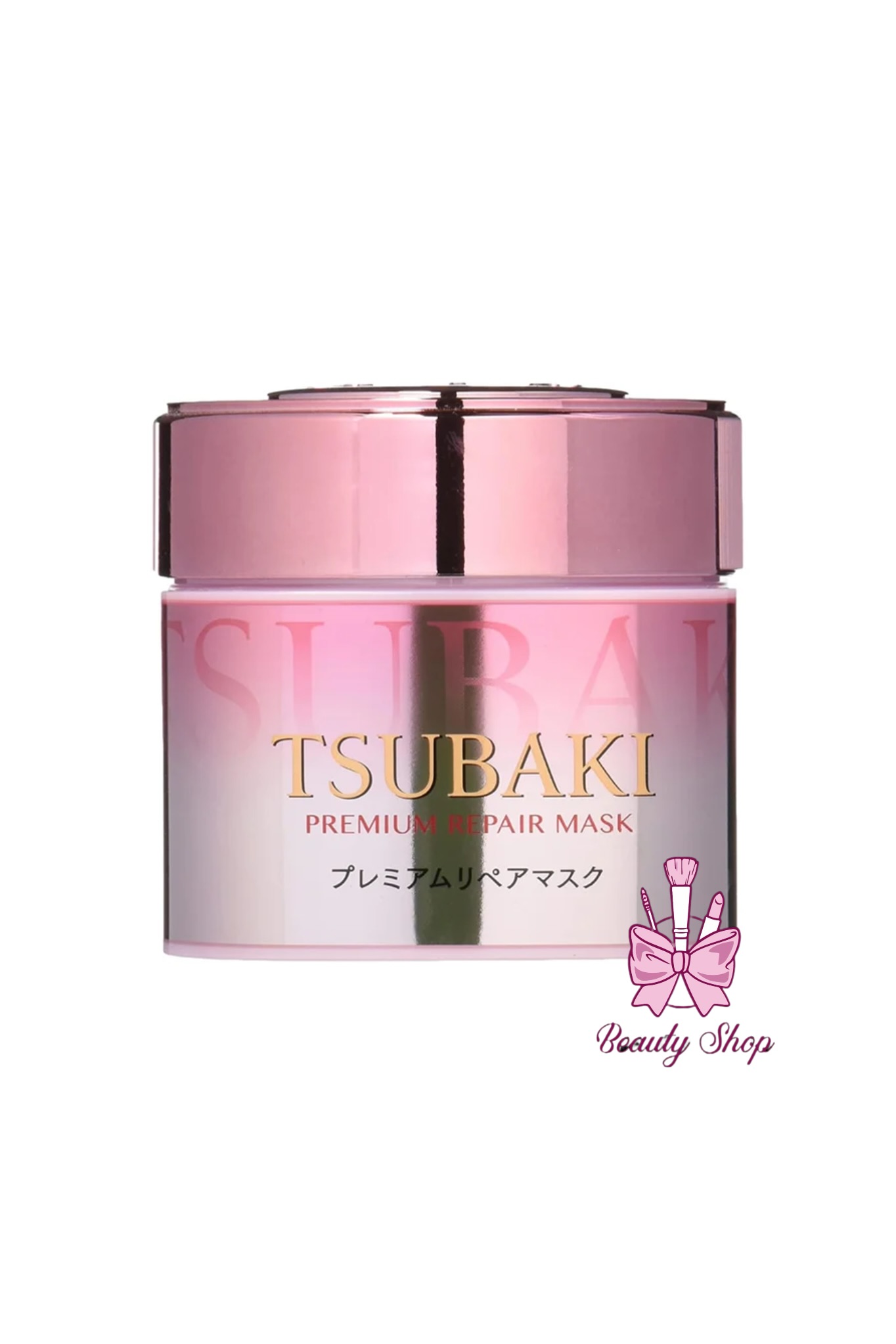ماسک مو تسوباکی صورتی اصل ژاپن | قیمت ماسک مو ترمیم‌کننده تسوباکی صورتی Tsubaki Premium Repair Mask