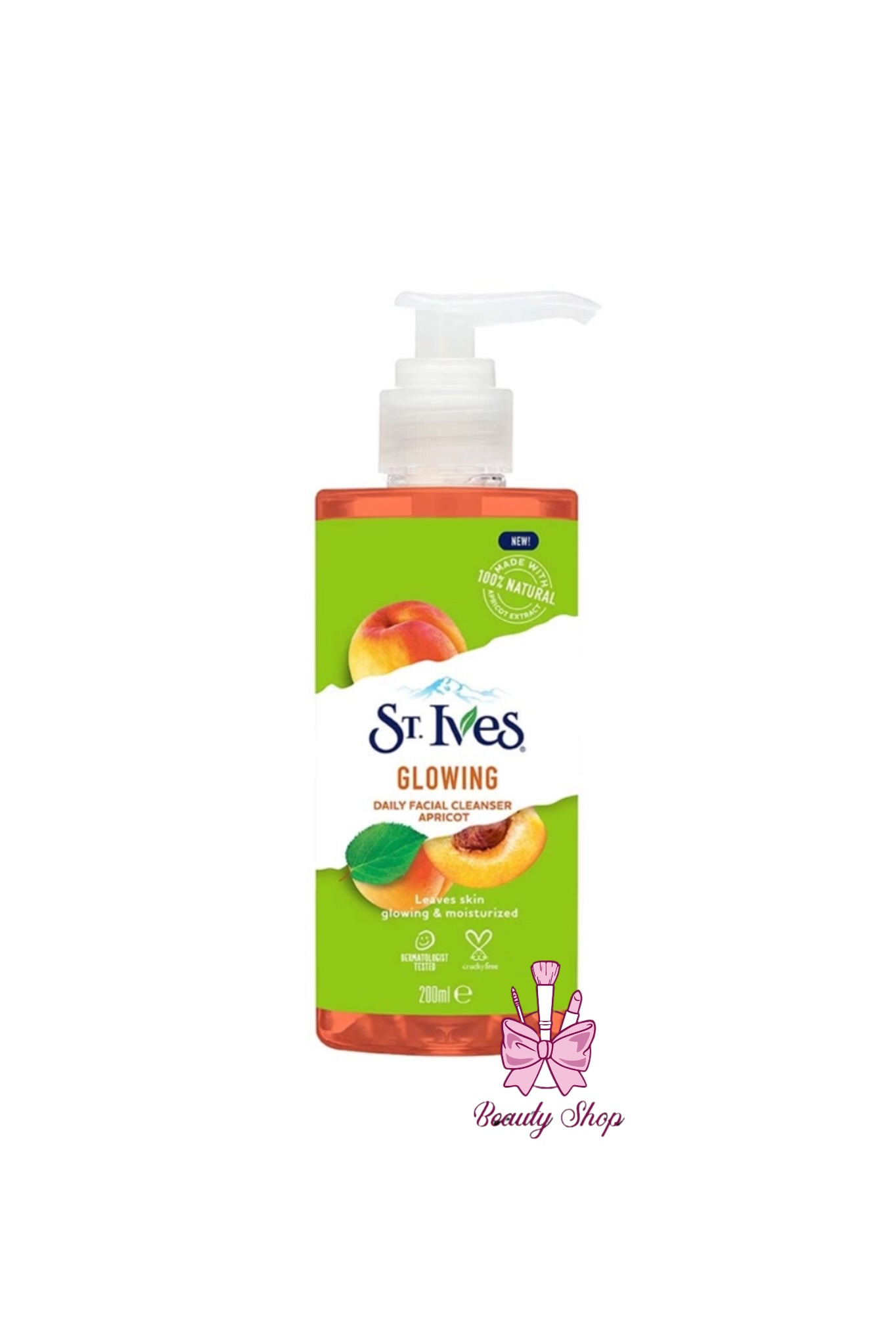 ژل شستشو عصاره زردآلو Glowing سینت ایوز 200ml
