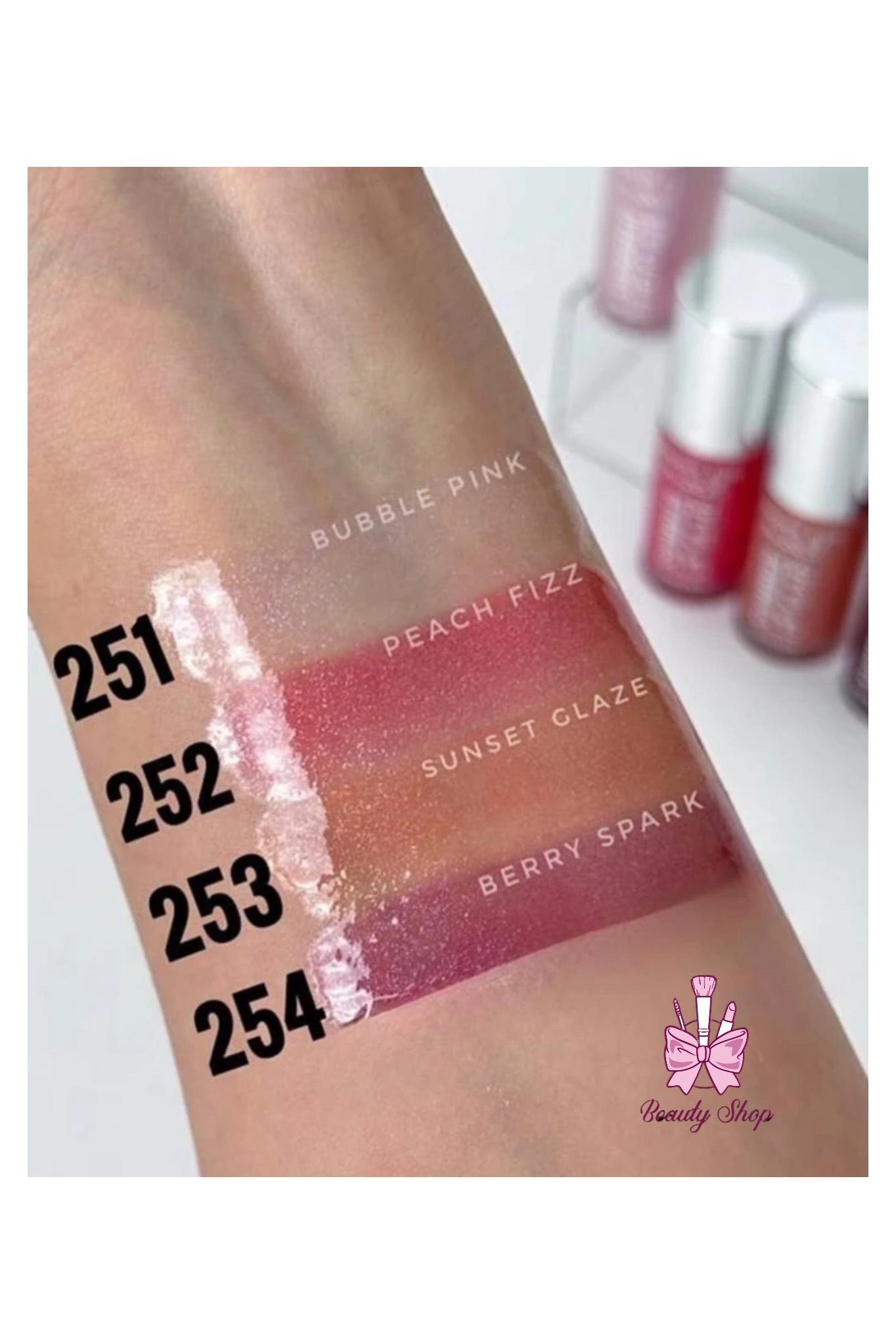 لیپ گلاس شیمری گلدن رز Golden Rose Shimmer Lip Glaze