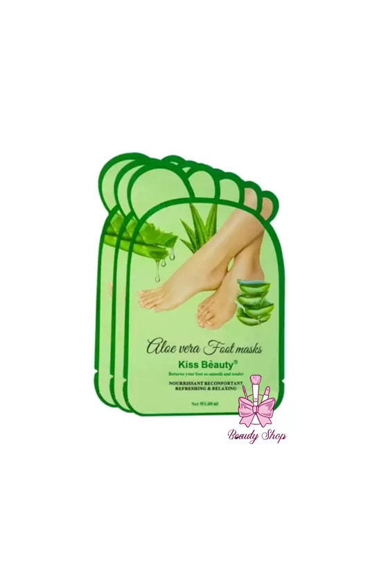 ماسک ورقه ای پا کیس بیوتی Kiss Beauty آلوئه ورا