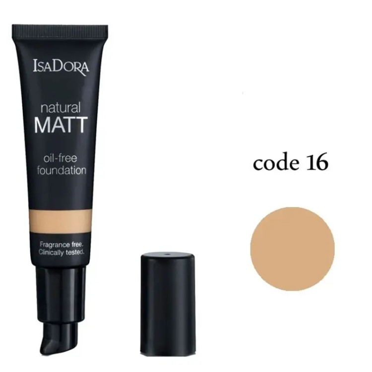 کرم پودر ایزادورا مدل Natural Matt oil free